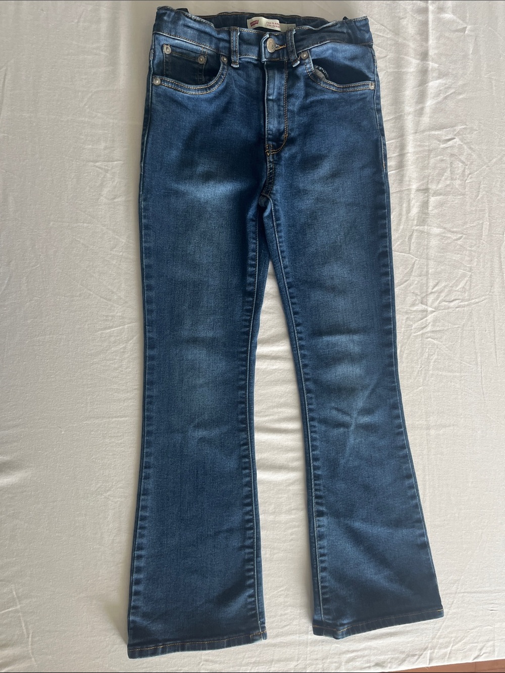 Levi's Girls Dark Indigo Flare Jeans
